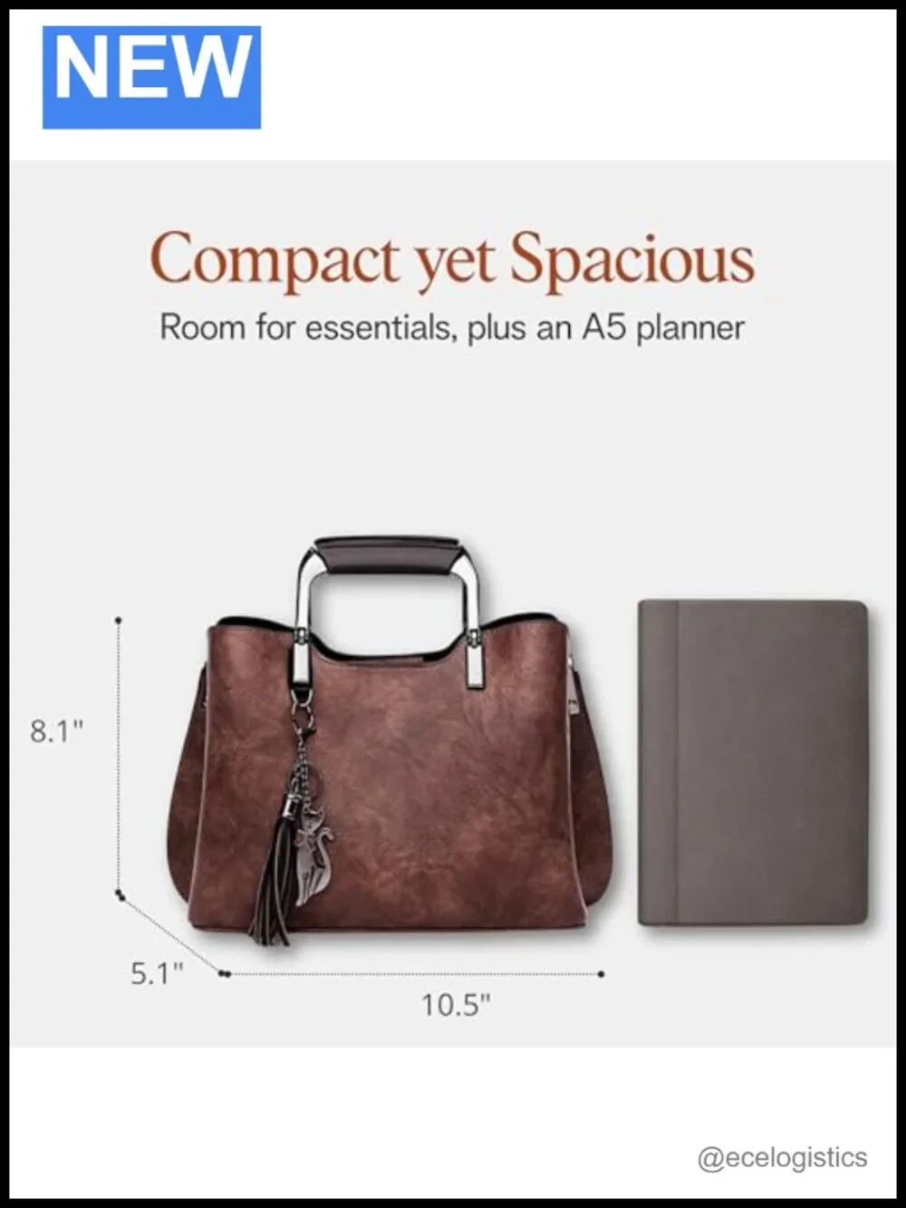 Vegan Leather Top Handle Satchel Purse Women Structured Faux Leather Handbag